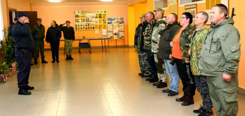 szkolenie milicji ludowej na Bialorusi 3
