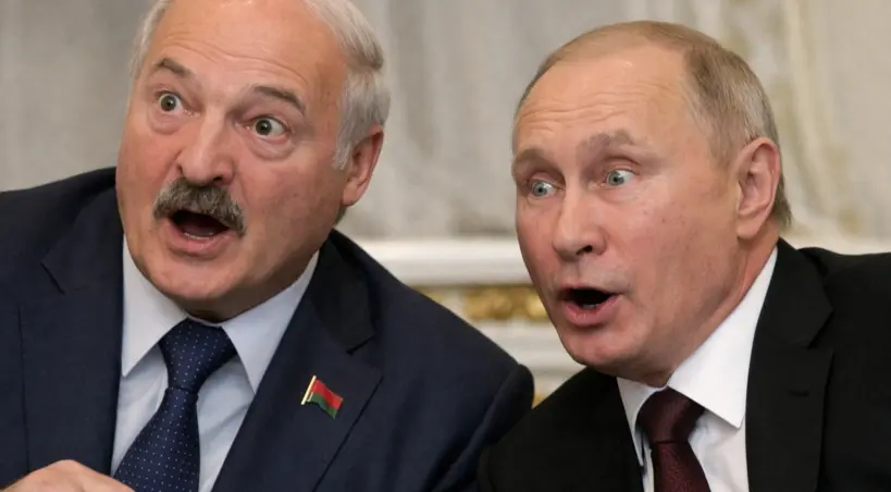 Putin Łukaszenka AI