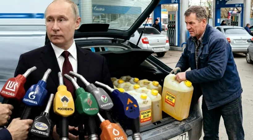 Putin i dostawy benzyny