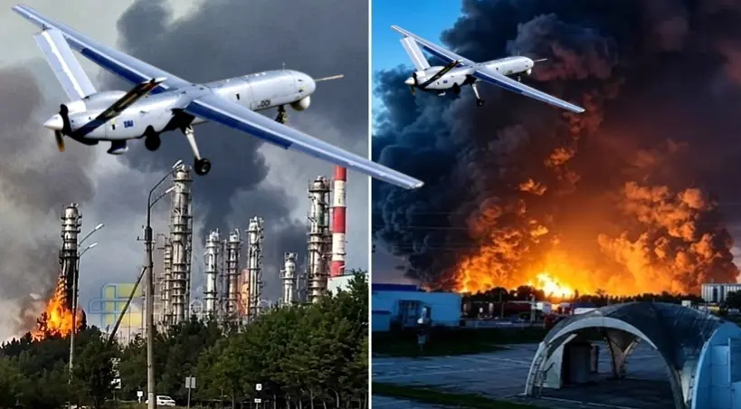 atak dronów na Tobolsk Nieżniekamsk
