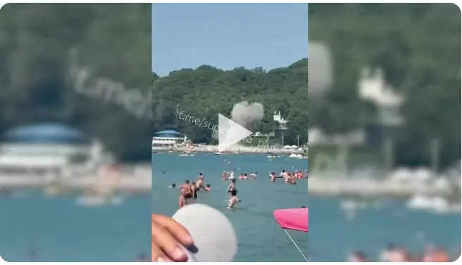 Koszmar pod nosem Putina. Otworzyli ogień nad plażą pełną ludzi (WIDEO)