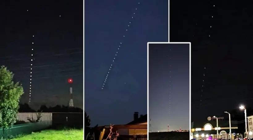 dziwne satelity nad Rosją