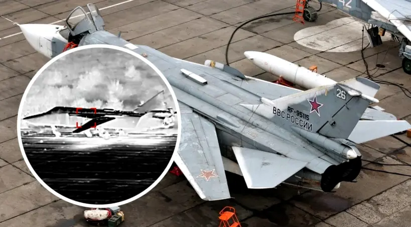 Su 24 trafiony na Krymie