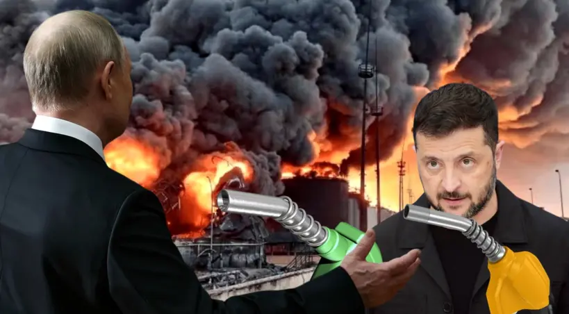 Zelenski Putin i benzyna