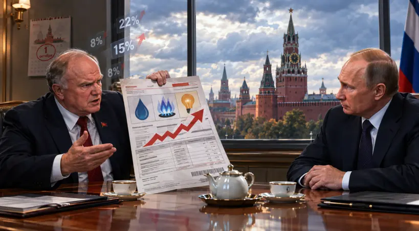 Ziuganow skarzy sie Putinowi