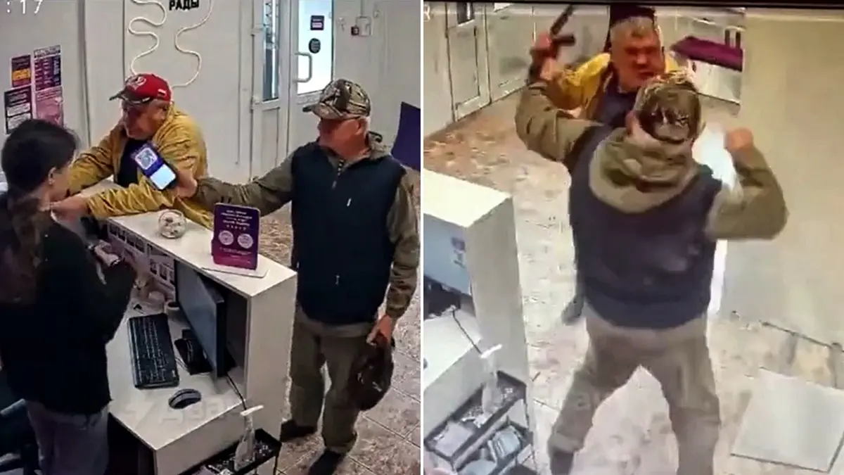 Ruski weteran wbił się bez kolejki. Oj, błąd… (WIDEO)