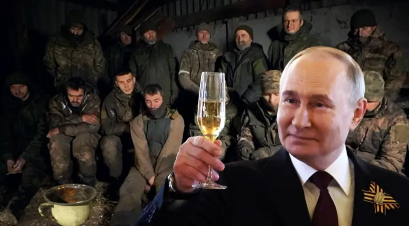 rosyjscy jency wojenni i Putin