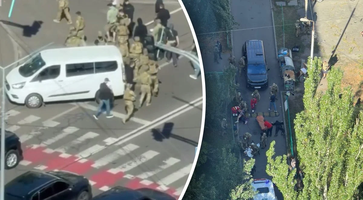 Strzelanina w Kijowie między SBU i HUR. Ofiary i tajemnicze porwanie oficera