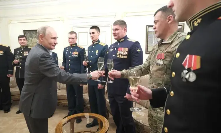 Putin szmpan oficerowie