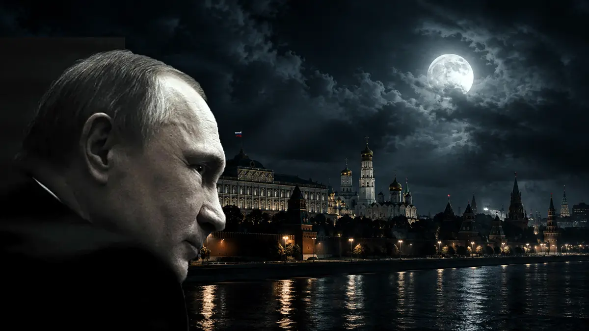 Putin w czasie pelni Ksiezyca