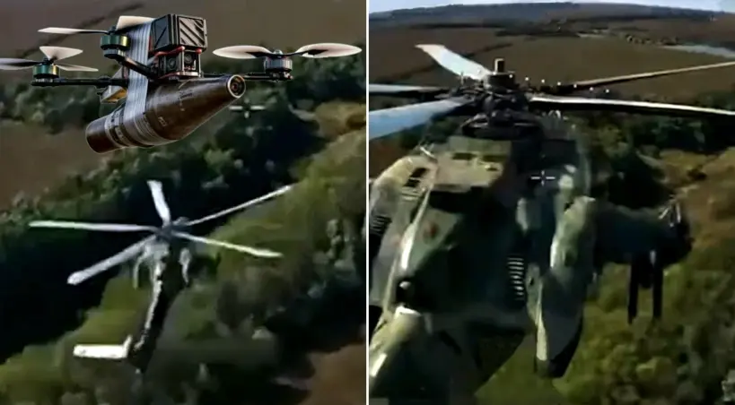 stracenie nowego helikoptera Mi28